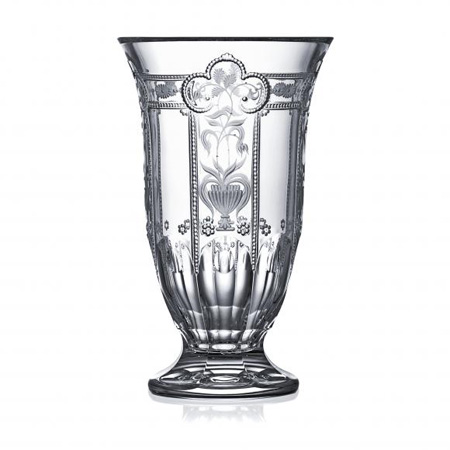Varga Crystal - Imperial Clear Footed Vase - 10"