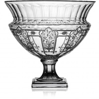 Varga Crystal - Imperial Clear Footed Bowl Centerpiece - 16"