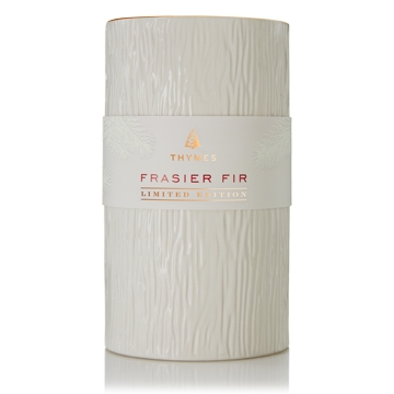 Frasier Fir Ceramic Pillar Candle (14 oz) by Thymes