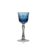 Varga Crystal - Imperial Sky Blue Cordial Glass