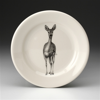 Fallow Doe Deer Bread Plate by Laura Zindel Design