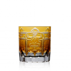 Varga Crystal - Imperial Amber Old Fashioned Glass