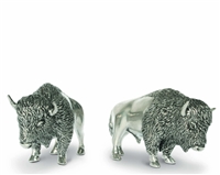 Bison Salt and Pepper Shaker Set by Vagabond House