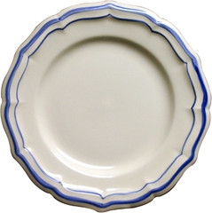 Filet Bleu Canape Plate by Gien France