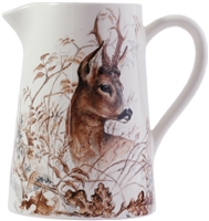 Sologne Deer Pitcher by Gien France