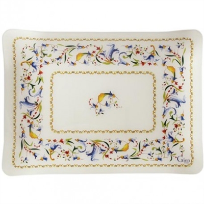 Toscana Small Acrylic Tray by Gien France