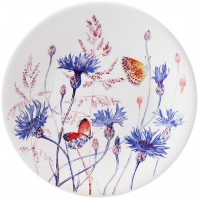 Azure Cornflower Dessert Plate by Gien France