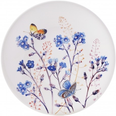 Azure Forget Me Not Dessert Plate by Gien France