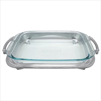 Classic Oblong Casserole Caddy with Pyrex by Mariposa