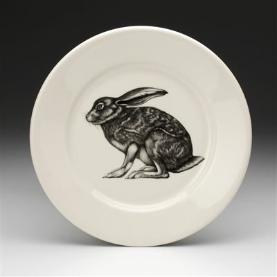 Crouching Hare Salad Plate by Laura Zindel Design