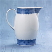 Blue Lace Pitcher by Mottahedeh