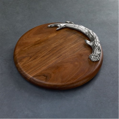 Western Antlers Round Cutting Board - Beatriz Ball