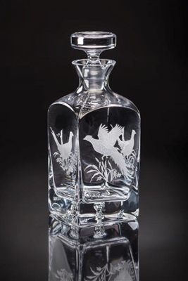 Pheasant Decanter by Julie Wear