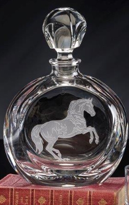Rearing Horse Decanter by Julie Wear