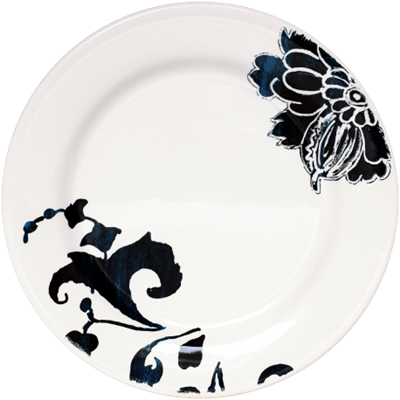 Indigo Dinner Plate by Gien France