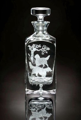 Setters in the Field Decanter by Julie Wear