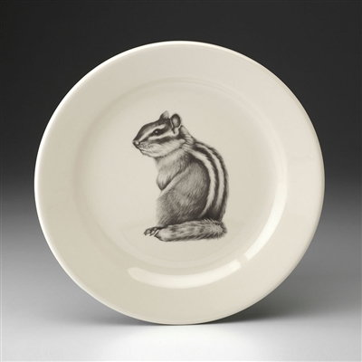 Chipmunk #3 Salad Plate by Laura Zindel Design