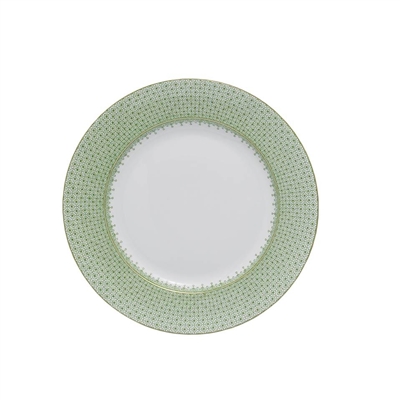 Apple Green Lace Service Plate by Mottahedeh