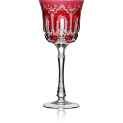 Varga Crystal - Athens Raspberry Water Glass