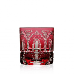 Varga Crystal - Athens Raspberry Old Fashioned Glass