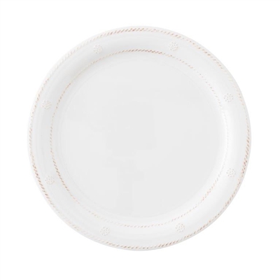 Al Fresco Berry and Thread White Dinner Plate by Juliska