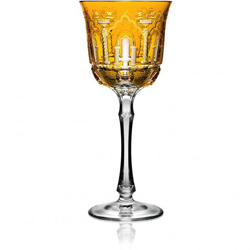 Varga Crystal - Athens Amber Water Glass