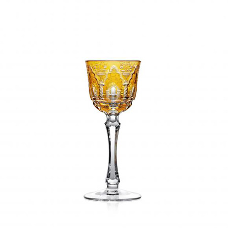Varga Crystal - Athens Amber Cordial Glass