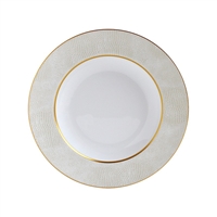 Sauvage Or Rimmed Soup by Bernardaud