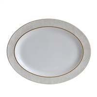 Sauvage Or 15" Oval Platter by Bernardaud