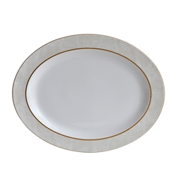 Sauvage Or 15" Oval Platter by Bernardaud