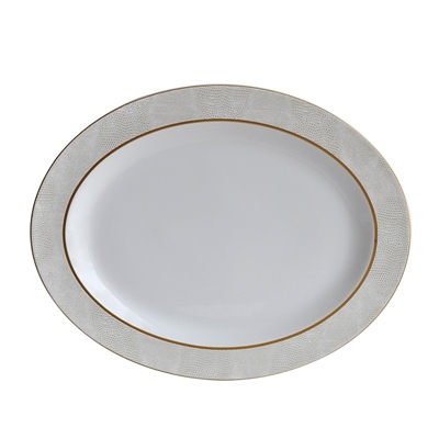 Sauvage Or 15" Oval Platter by Bernardaud