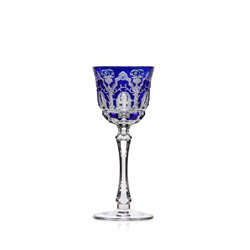 Varga Crystal - Athens Cobalt Cordial Glass