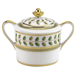 Constance Green Sugar Bowl by Bernardaud