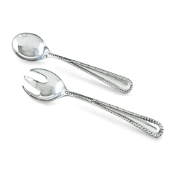 Large Pearled Salad Servers by Beatriz Ball