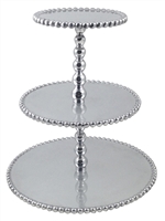 Pearled 3 Tiered Cupcake Server by Mariposa