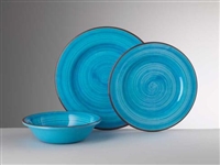 Turquoise St. Tropez Dinner Plate by Mario Luca Giusti