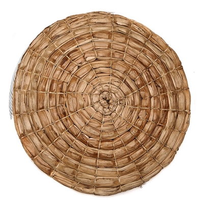 Wrapped Palm Round Natural Placemat by Deborah Rhodes
