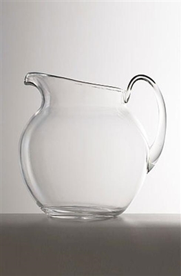 Palla Transparent Clear Pitcher by Mario Luca Giusti