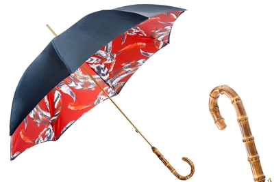 Feather Print Umbrella by Pasotti