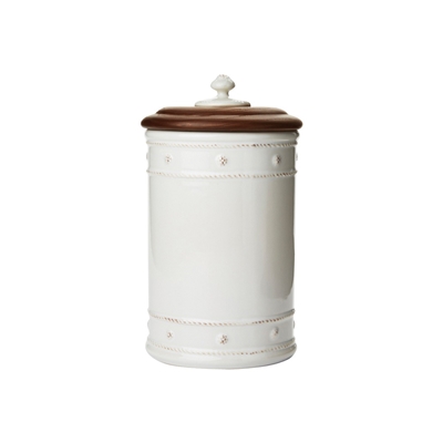 Berry and Thread White 10" Canister by Juliska