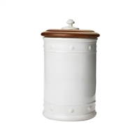 Berry and Thread White 11.5" Canister by Juliska