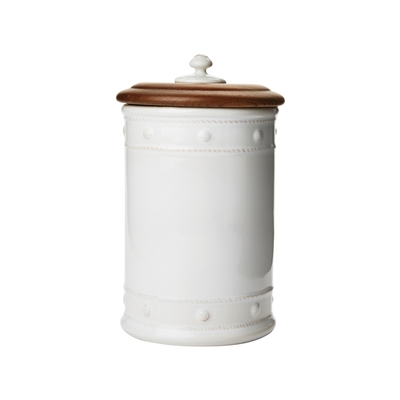 Berry and Thread White 11.5" Canister by Juliska