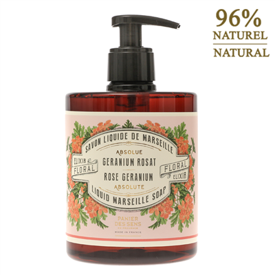 Rose Geranium Liquid Marseille Soap by Panier Des Sens