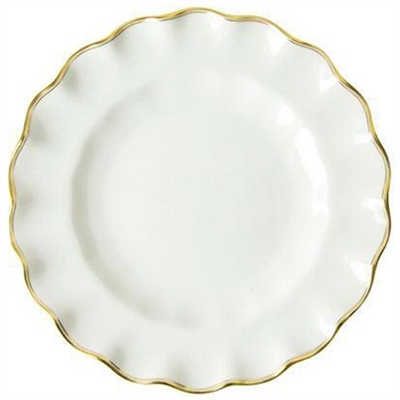 Chelsea Duet Fluted Dessert Plate by Royal Crown Derby