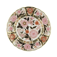 Pink Bouquet Accent Plate by Royal Crown Derby