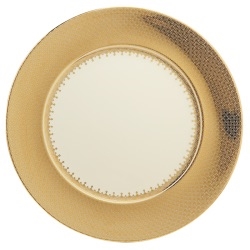 Gold Lace Service Plate by Mottahedeh
