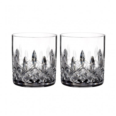 Lismore 7oz Straight Sided Tumbler, Pair by Waterford Crystal