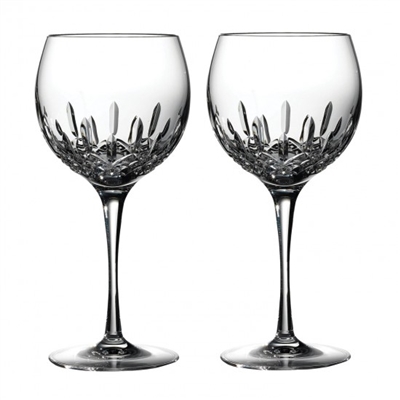 Lismore Essence Balloon Wine Pair by Waterford Crystal
