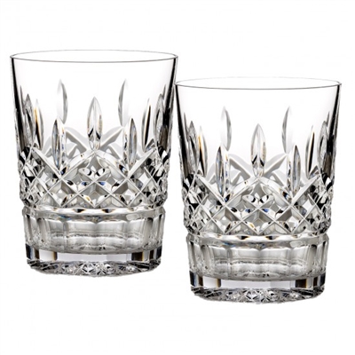 Pair of Lismore DOF by Waterford Crystal