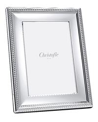Perles Silver Plated 5x7 Frame by Chirstofle
